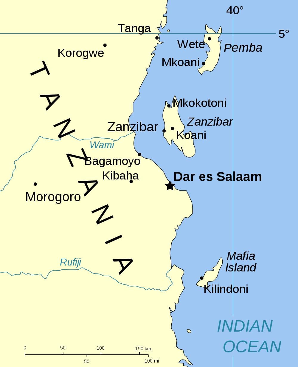 تانزانیا سلیمان نقشه